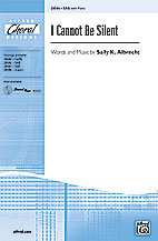 I Cannot Be Silent SAB choral sheet music cover Thumbnail